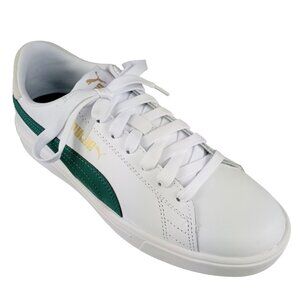 Puma Serve Pro Lite White Green Team Gold Men's Trainers Sz 5.5